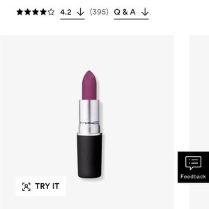 Powder Kiss Lipstick by Mac